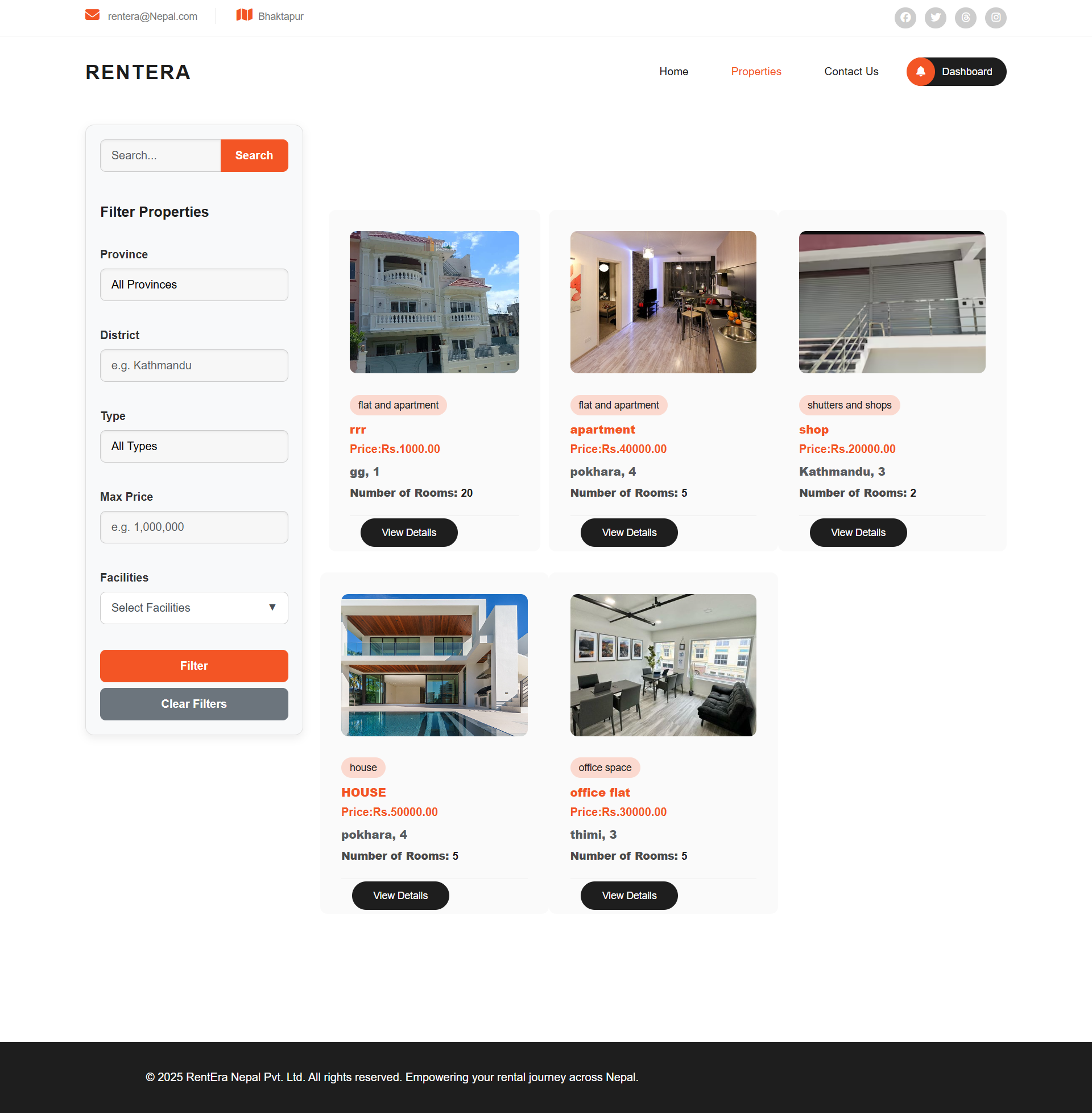 property listing